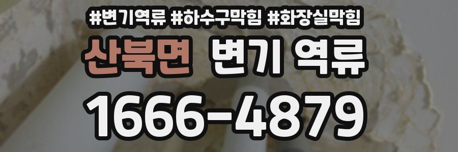 산북면 변기 역류