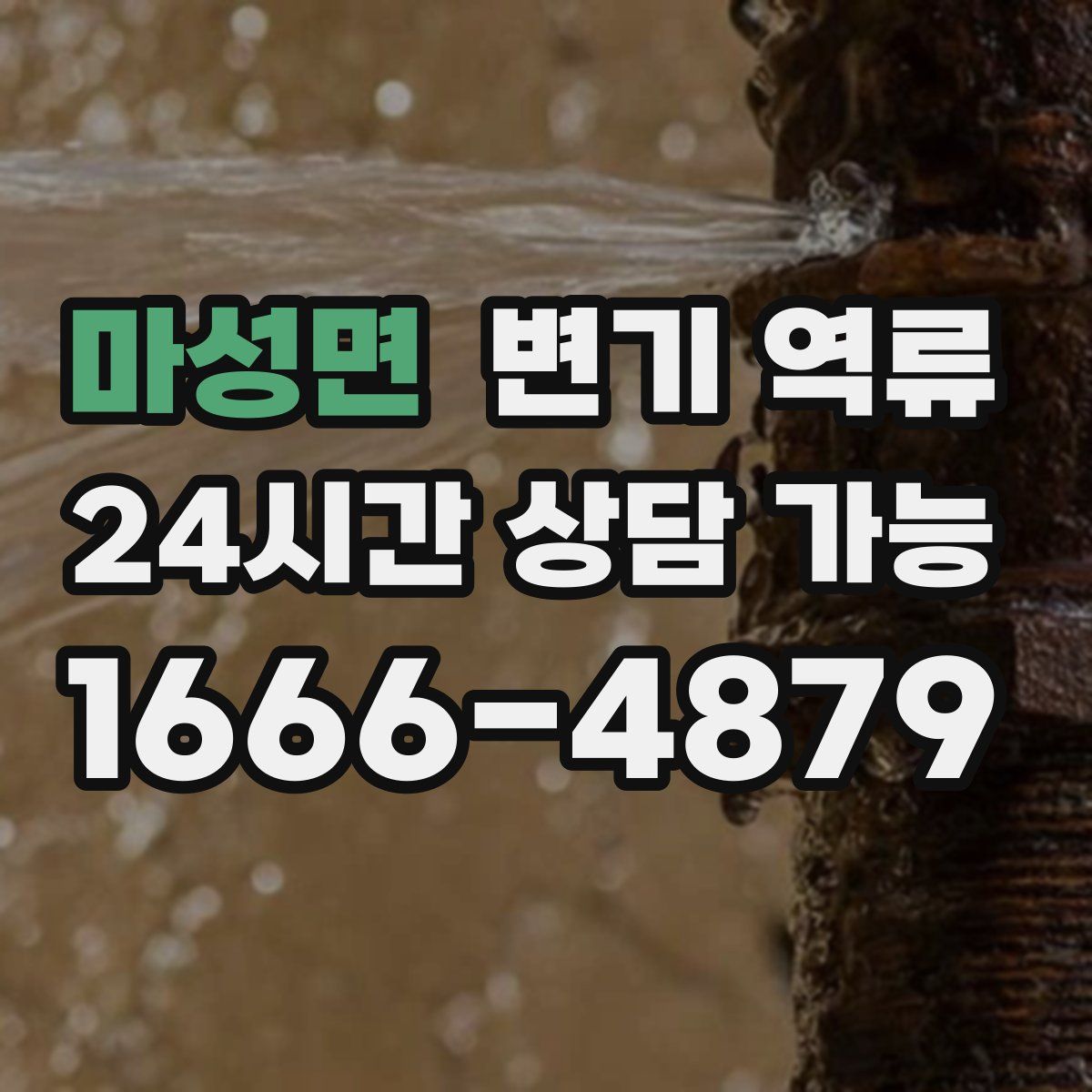 마성면 변기 역류