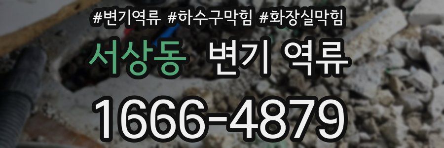 서상동 변기 역류