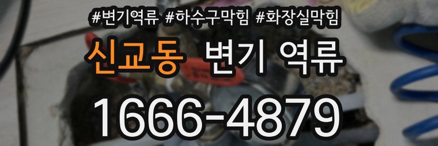 신교동 변기 역류