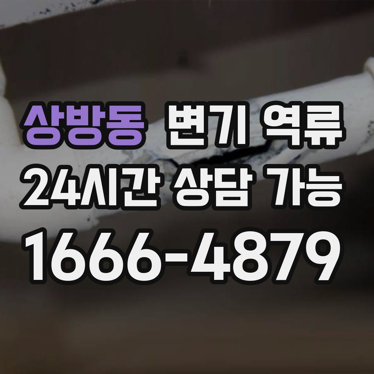 상방동 변기 역류