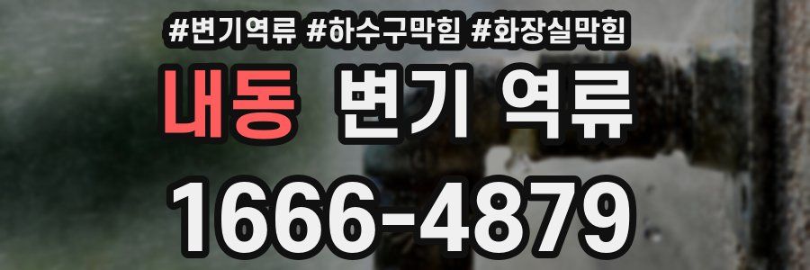 내동 변기 역류