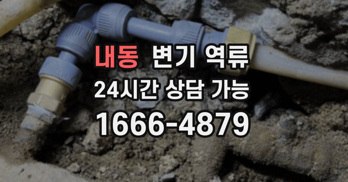 내동 변기 역류