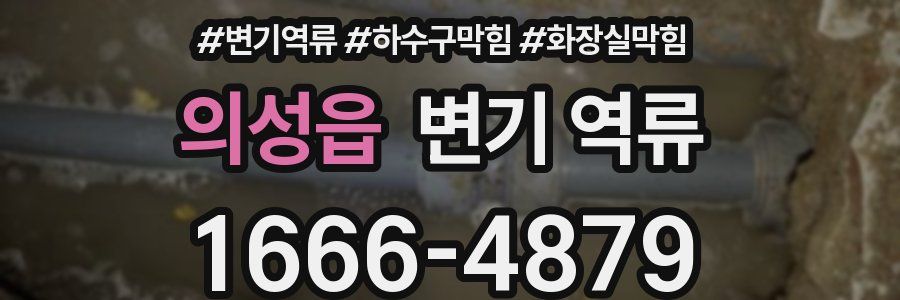 의성읍 변기 역류