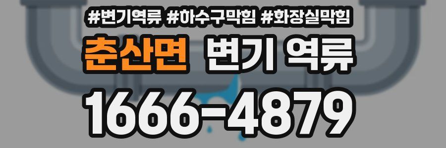 춘산면 변기 역류