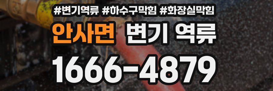 안사면 변기 역류