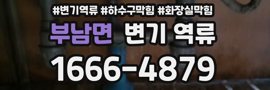 부남면 변기 역류