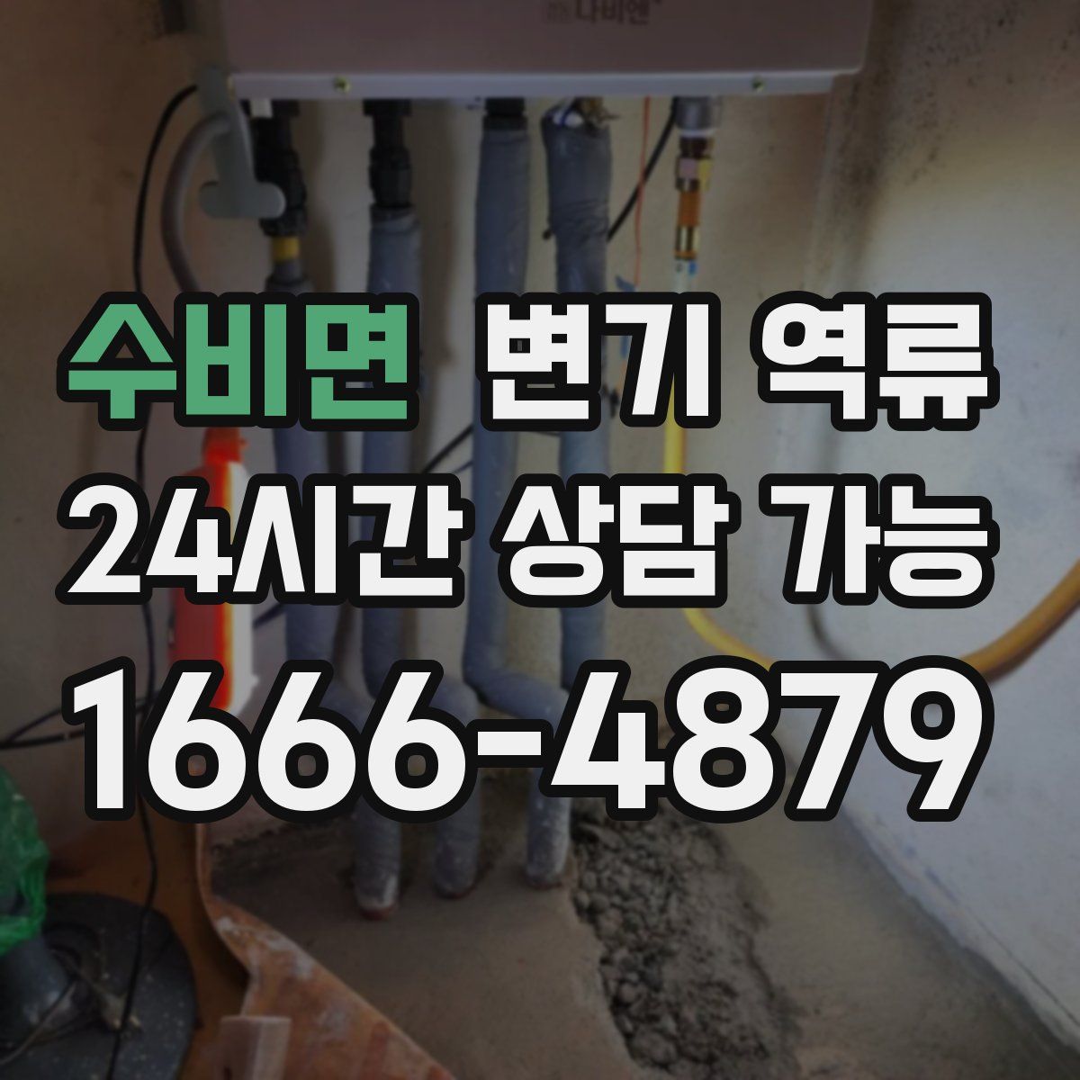 수비면 변기 역류