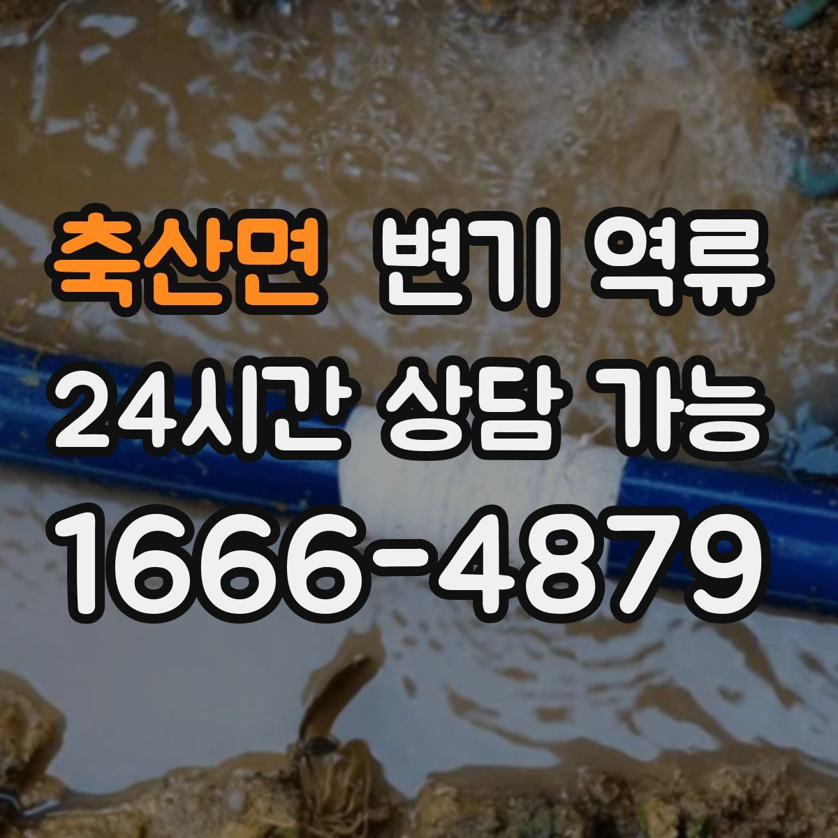 축산면 변기 역류