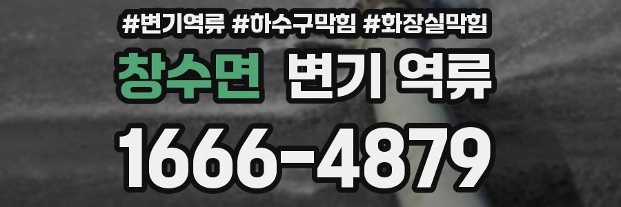 창수면 변기 역류