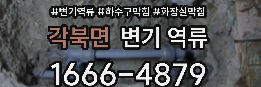 각북면 변기 역류