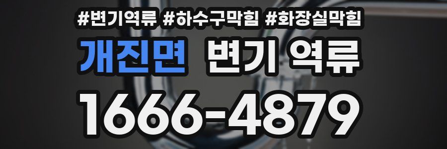 개진면 변기 역류