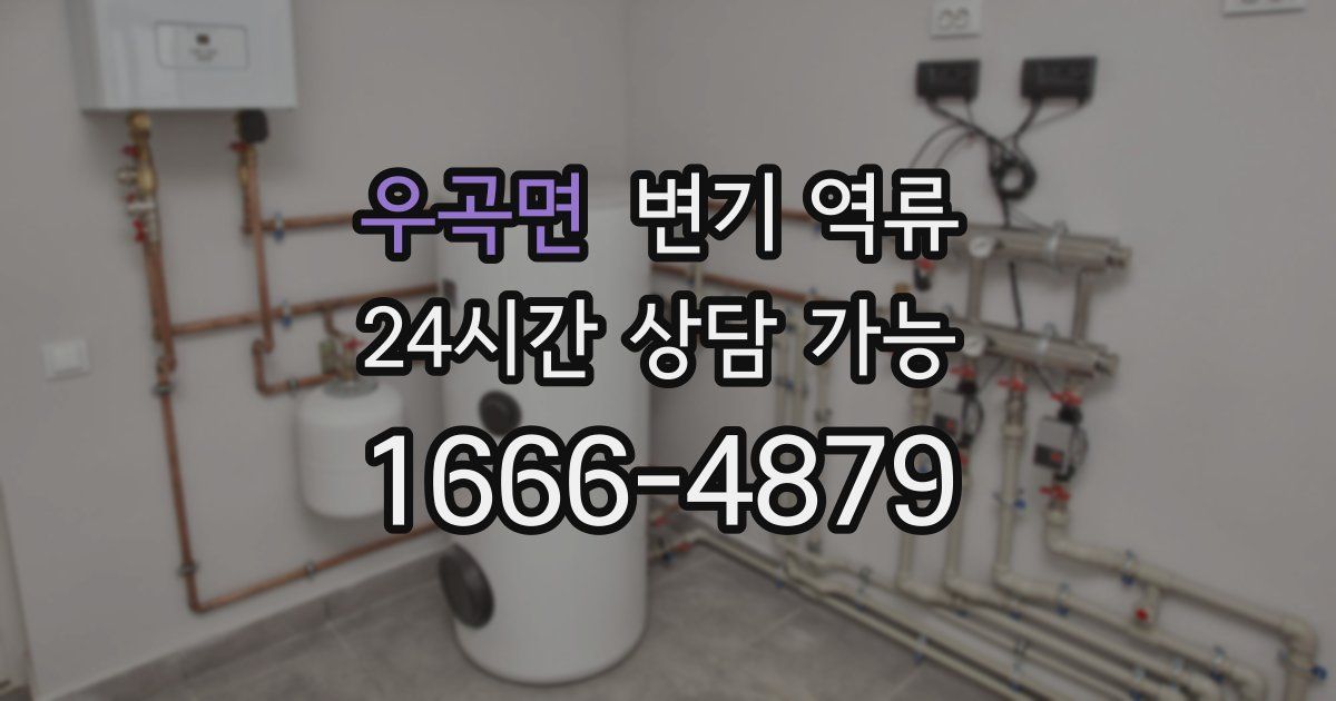 우곡면 변기 역류