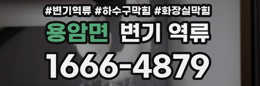 용암면 변기 역류