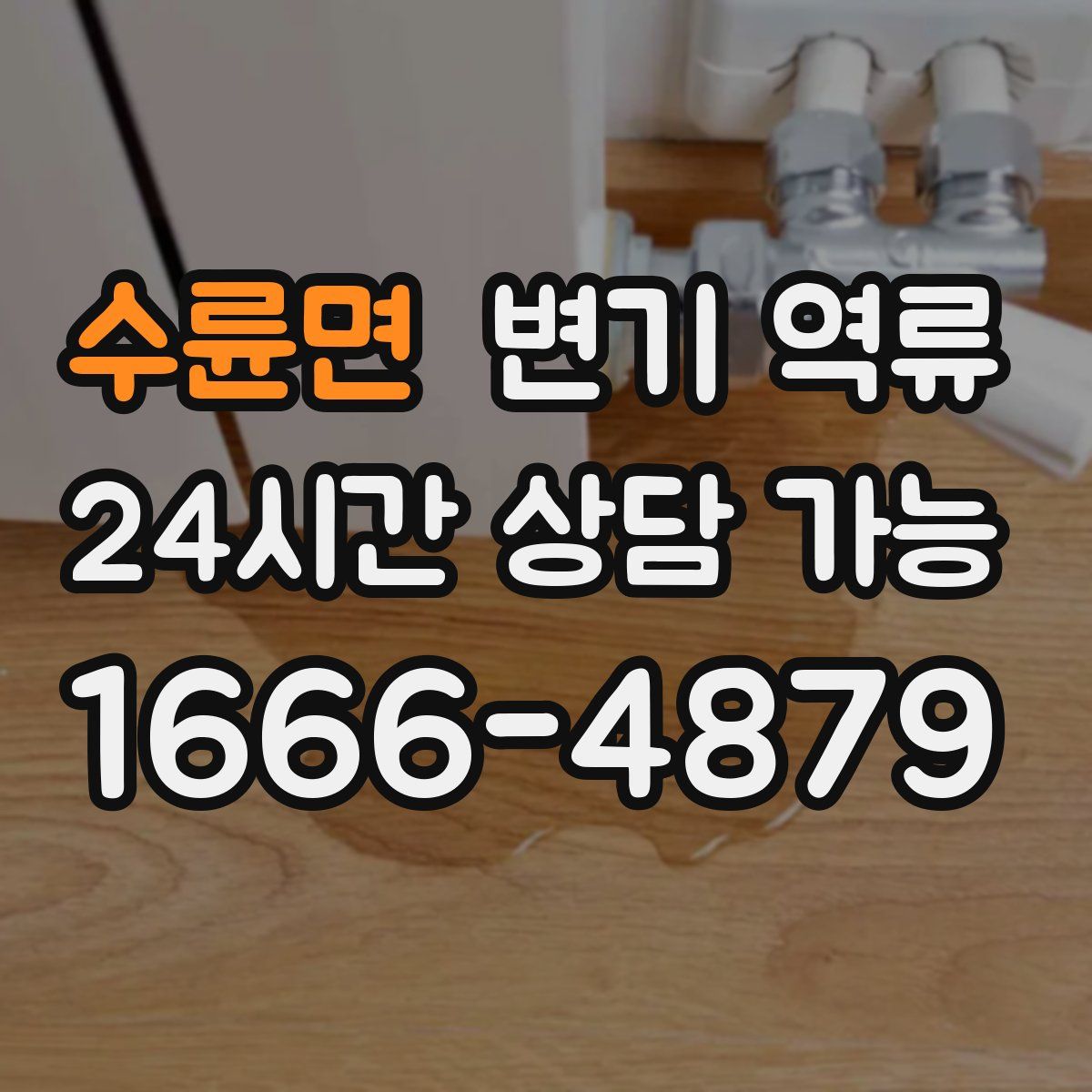 수륜면 변기 역류