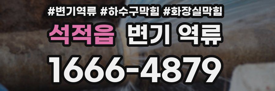 석적읍 변기 역류