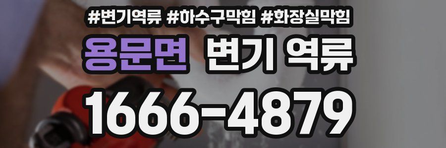 용문면 변기 역류