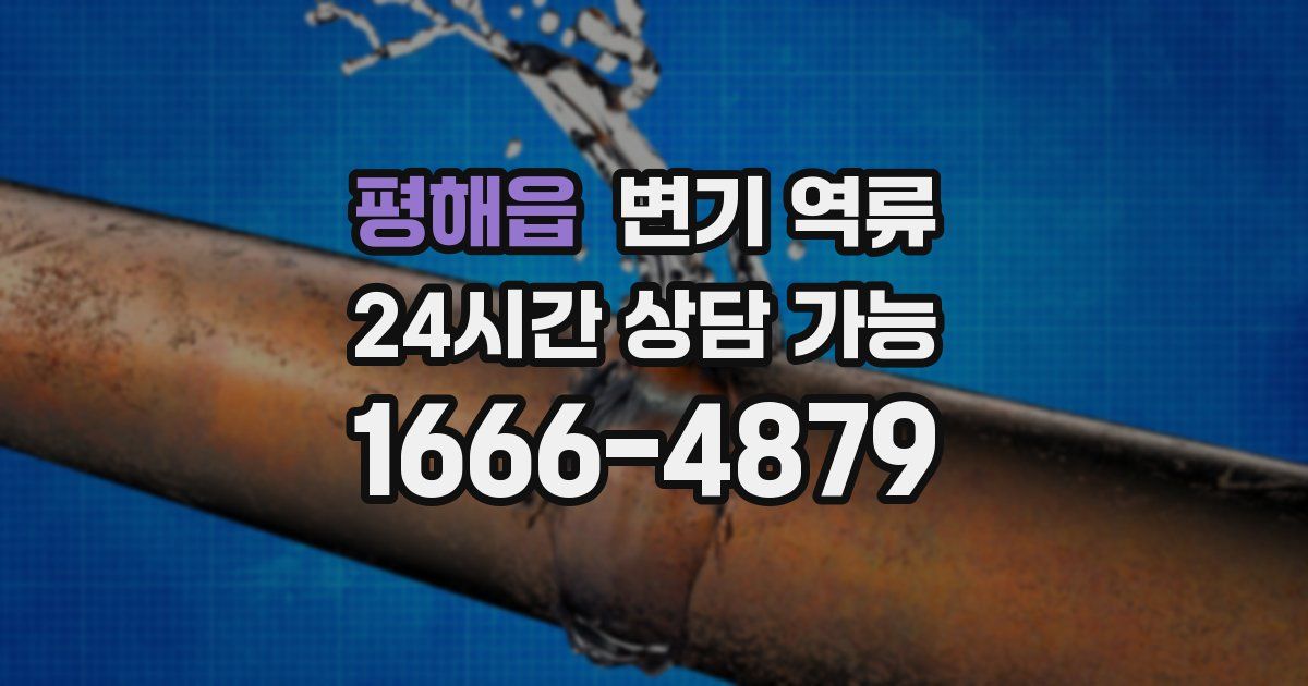 평해읍 변기 역류