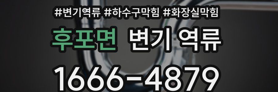 후포면 변기 역류