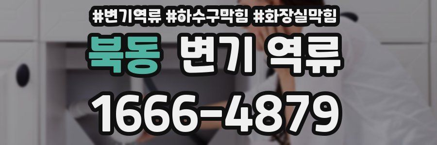 북동 변기 역류