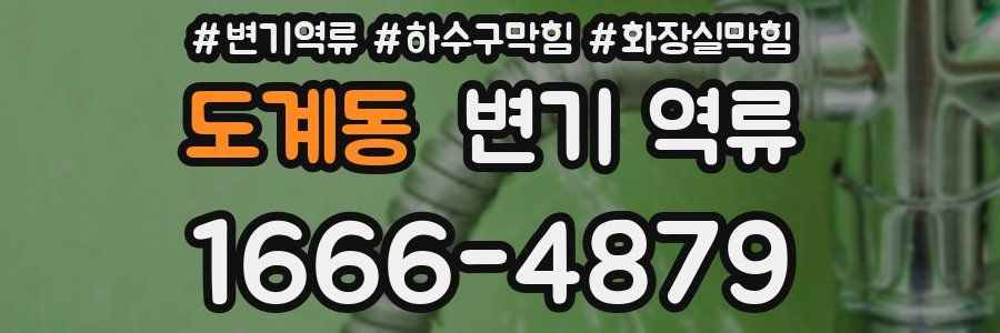 도계동 변기 역류