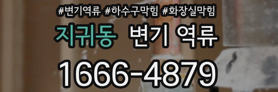 지귀동 변기 역류