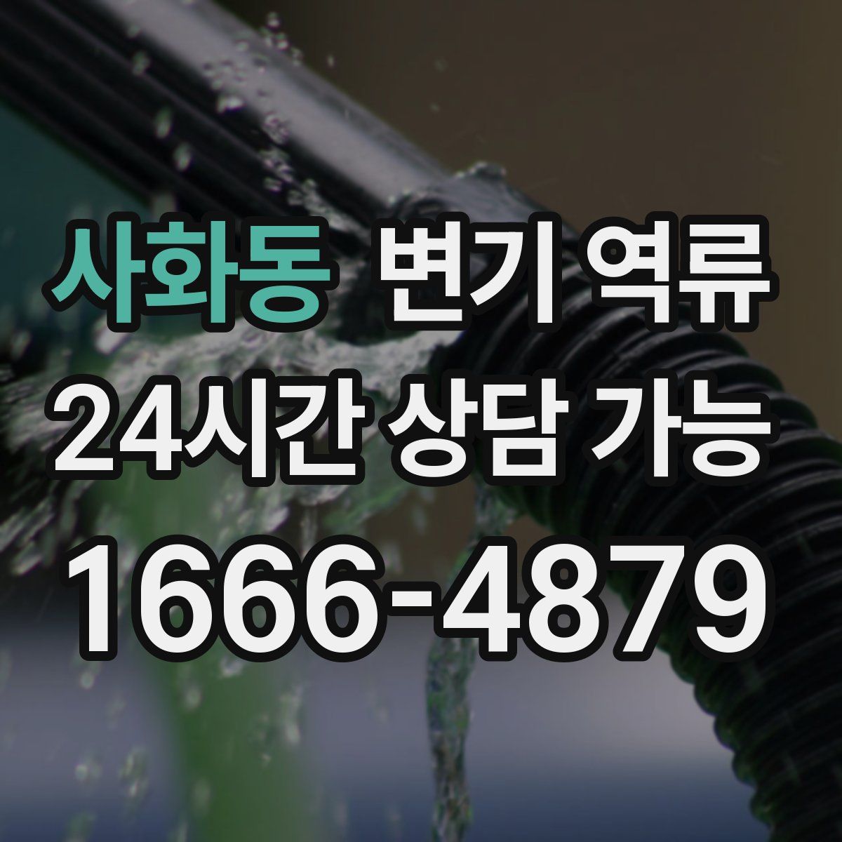 사화동 변기 역류