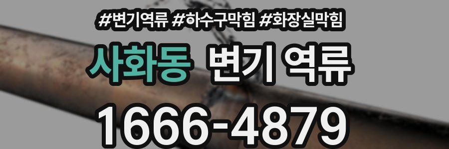 사화동 변기 역류