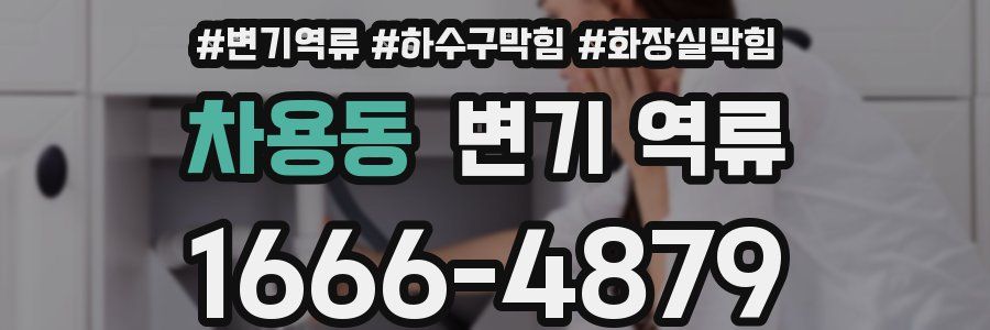 차용동 변기 역류