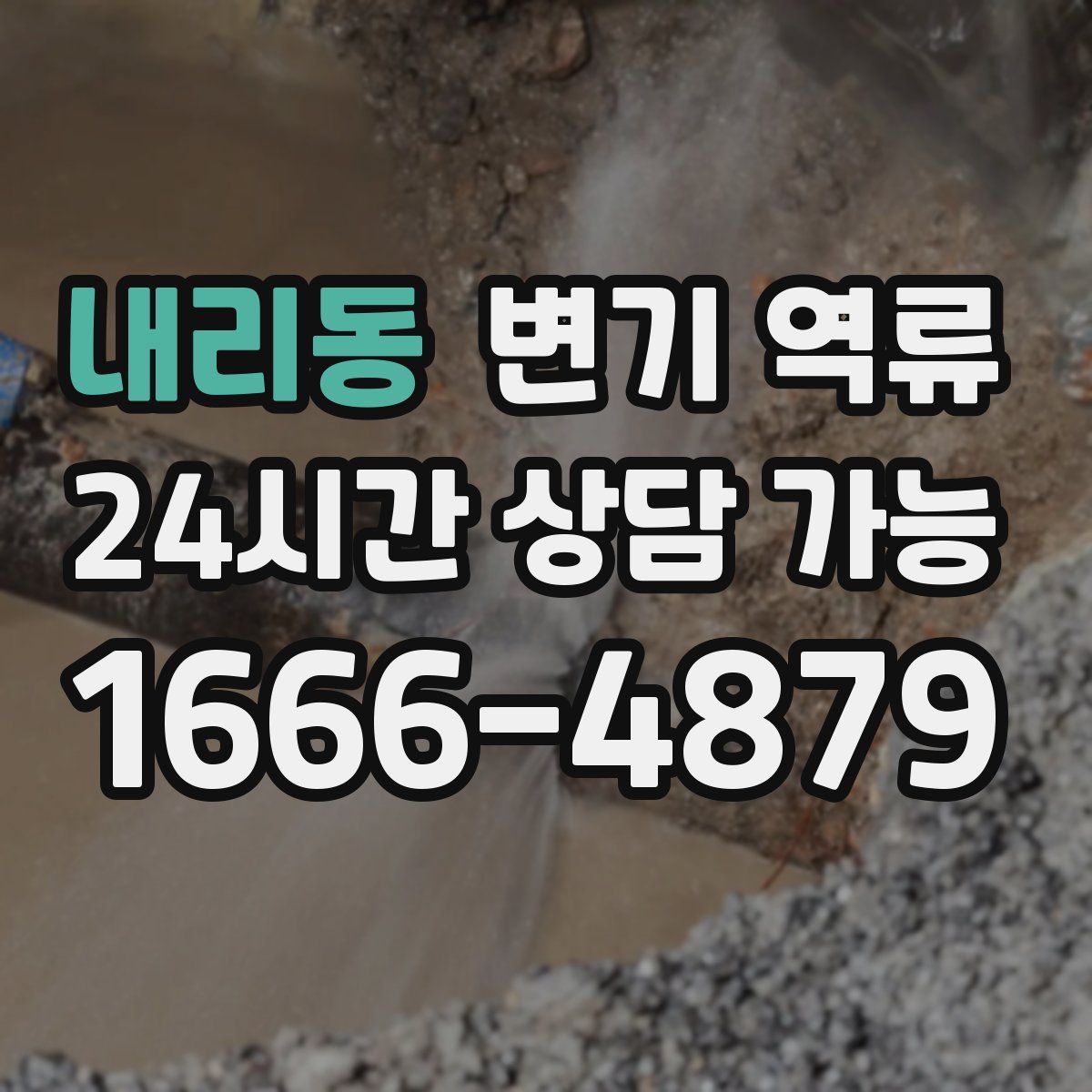 내리동 변기 역류