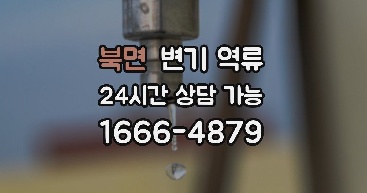 북면 변기 역류