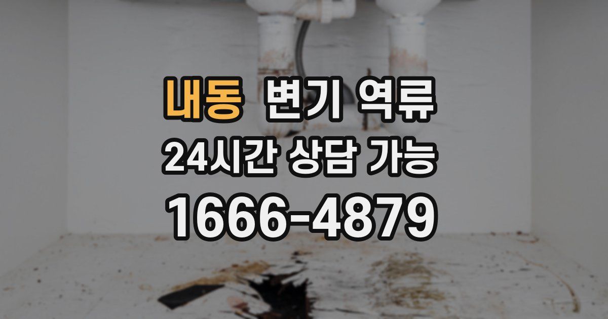 내동 변기 역류