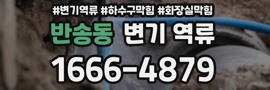 반송동 변기 역류