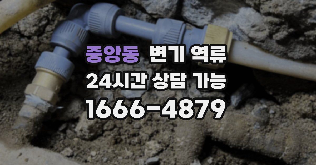 중앙동 변기 역류