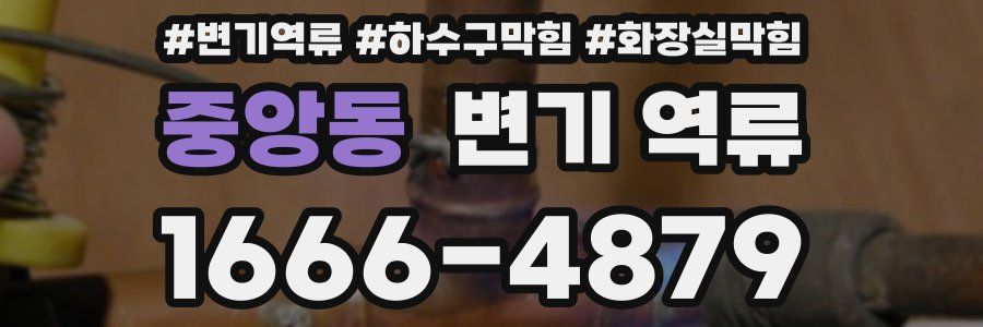 중앙동 변기 역류