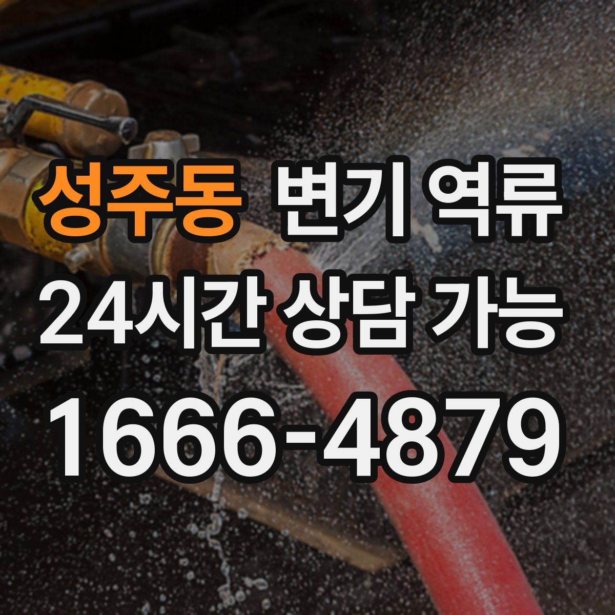 성주동 변기 역류