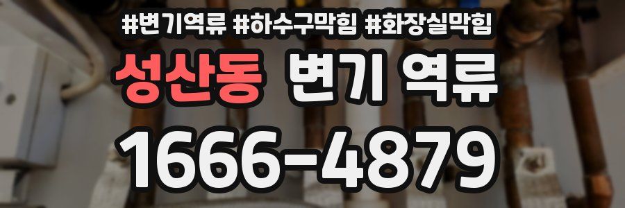 성산동 변기 역류