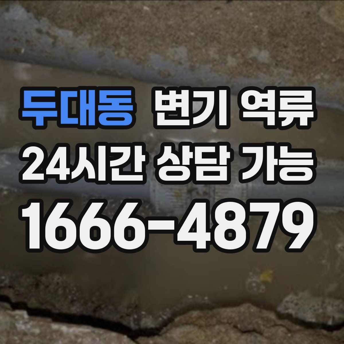 두대동 변기 역류