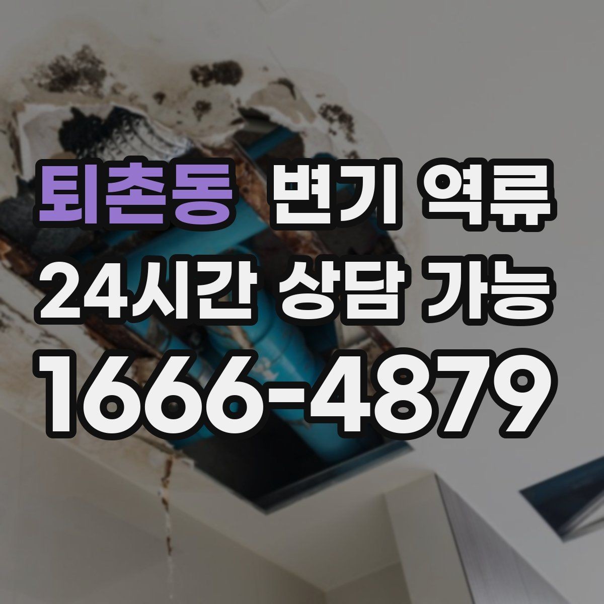 퇴촌동 변기 역류 공동주택에서 협조가 필요한 상황 정리