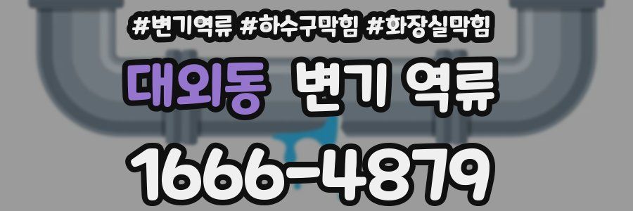 대외동 변기 역류