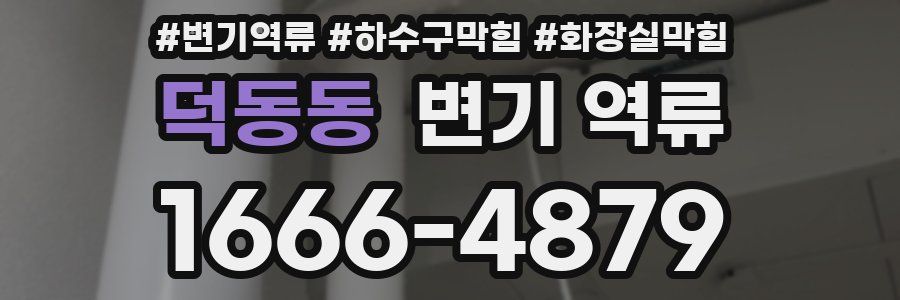 덕동동 변기 역류