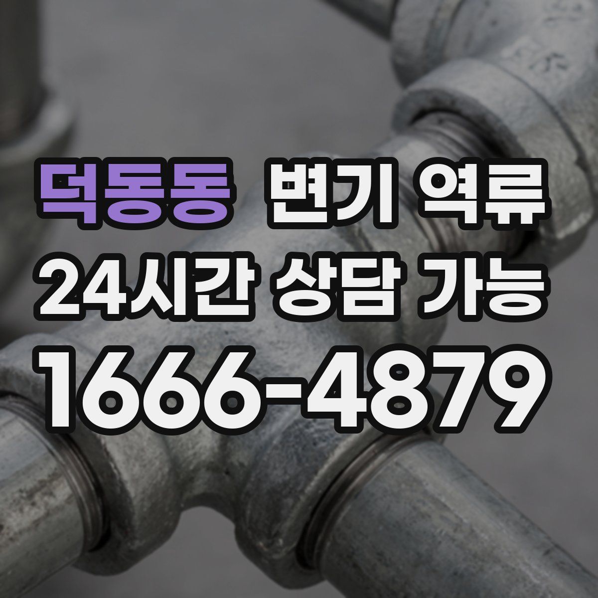 덕동동 변기 역류