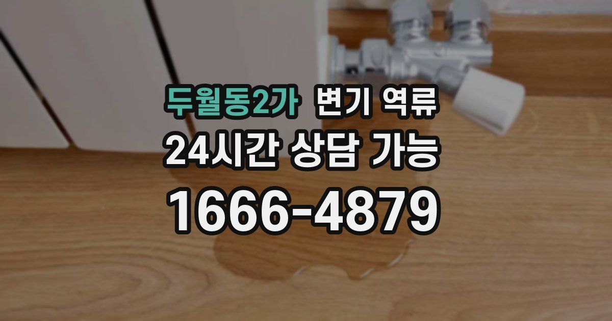 두월동2가 변기 역류