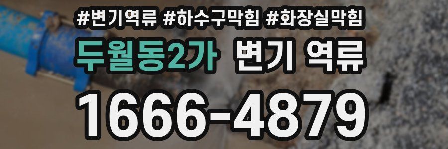 두월동2가 변기 역류