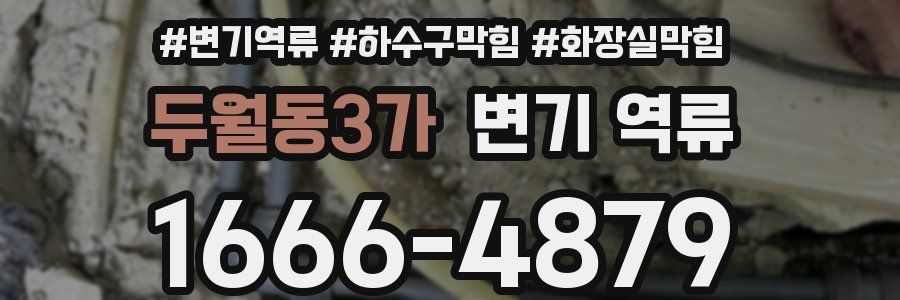 두월동3가 변기 역류
