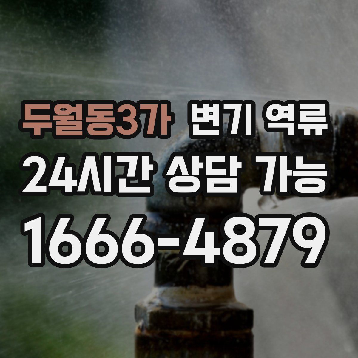 두월동3가 변기 역류