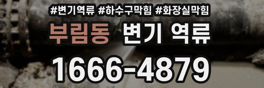 부림동 변기 역류