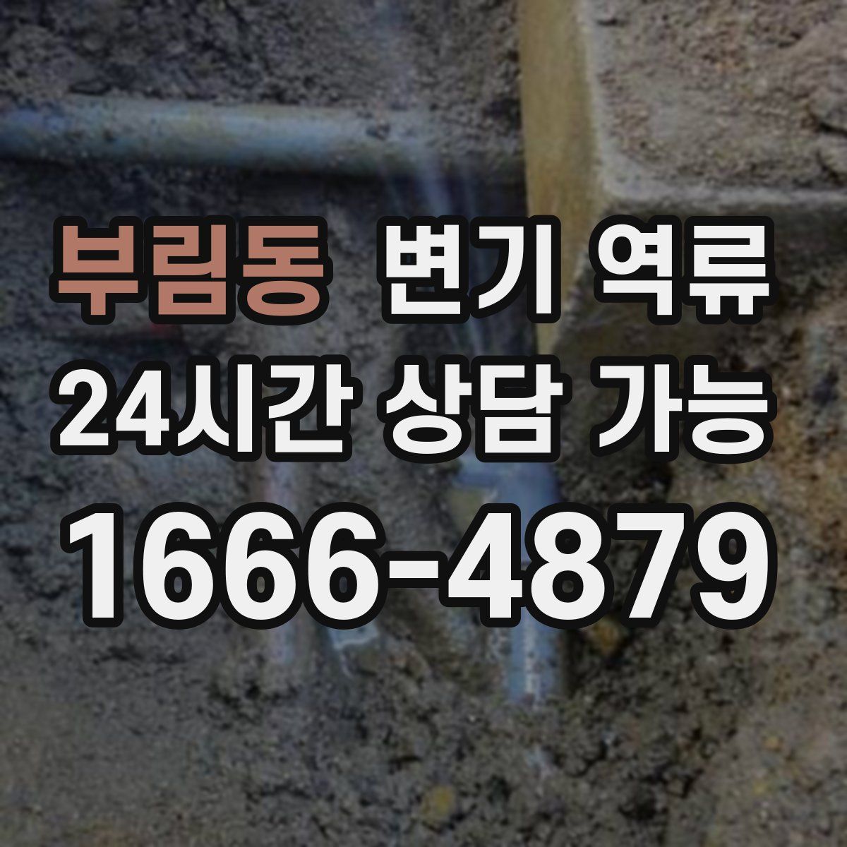 부림동 변기 역류