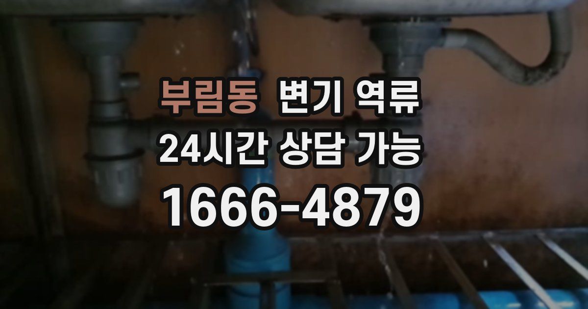 부림동 변기 역류