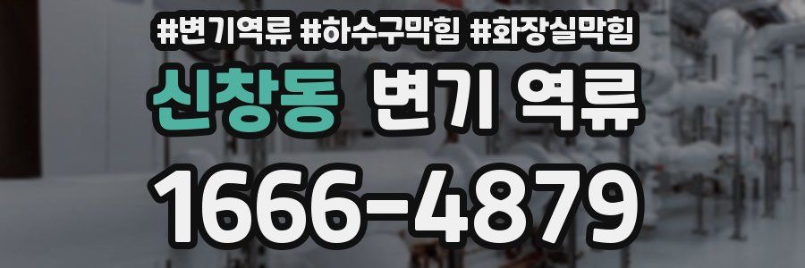 신창동 변기 역류